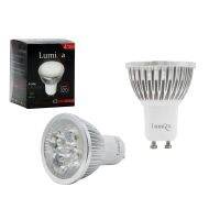 HOT** หลอดไฟ LED 12V 4W ขั้วGU10. แสงขาว/แสงเหลือง LGU-4D : LED GU10 4W GU5.3 12v Day Light แบรนด์LUMIRA KUMARU ส่งด่วน หลอด ไฟ หลอดไฟตกแต่ง หลอดไฟบ้าน หลอดไฟพลังแดด