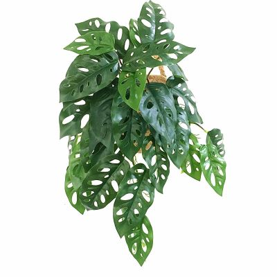26CM Artificial Green Plants Plastic Mini Vines Fake Flower Wedding Decoration Landscaping Hotel Office Shop Home Deco Accessori Spine Supporters