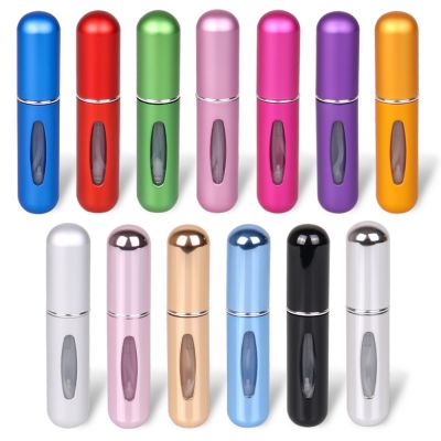 【CW】 1Pcs 5ml Bottom Filled Perfume Bottle Cosmetics Sub-Bottling Atomizer Refillable Spray