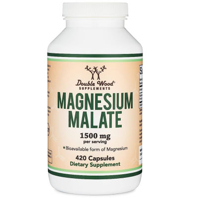 Double Wood Magnesium Malate 1,500 mg. 420 Capsules