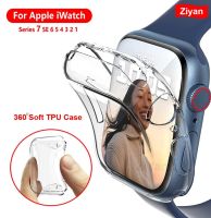 Full Case For Apple Watch 8 7 SE 6 5 4 49MM 41MM 45MM 40MM 44MM Clear Screen Protector Soft TPU Cover For iWatch 3 2 38MM 42MM Screen Protectors