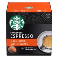 Starbucks Dolce Gusto Roast Ground Coffee Espresso COLUMBIA สตาร์บัคส์ ดอลเช่ กุสโต้ กาแฟคั่ว เอสเพรสโซ โคลัมเบีย 12capsules