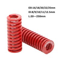 1Pcs Red medium press compression spring Spiral Stamping Compression Die Spring Helical OD 16 18 20 22 25mm ID 8-12.5mm Nails Screws Fasteners