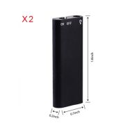 4-64GB Tiny Digtal Voice Recorder Espia Mini Sound Portable Voice Activated Dictaphone Noise Reduce Recording MP3 Player