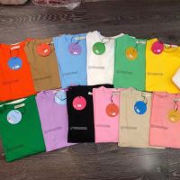 2022 Candy Colored Short Sleeve Round Neck Sweet T Shirt