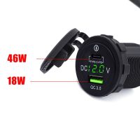 Motorcycle Camera Cellphone Type C Single Dual USB Fast Charger With Relay For Kawasaki Versys 650 Ninja400 Ninja650 NINJA 400