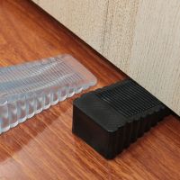 ❧ Silicone Door Stop Wedge Safety Stoppers Reusable Shock Absorbent Home Office Anti-Folder Hand Door Stopper Anti-collision Stop