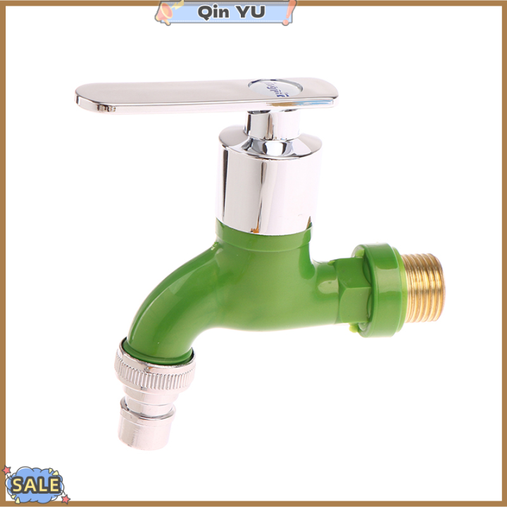 ใหม่สำหรับ-tues-qin-y-faucet-1-2ตัวผู้ติดผนังก๊อกน้ำเครื่องซักผ้าท่อน้ำพลาสติกยาวเร็ว