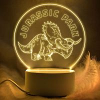 Dinosaur Gifts Trendy Home Dinosaur Night Light- 6 Designs LED Decor Lamp Toy Christmas Holiday Birthday Gift for Kids