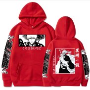 2023 New Bleach Hoodies Anime Manga Ichigo Print Streetwear Men Oversized