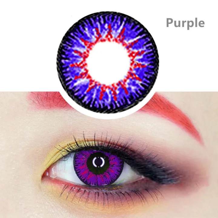 Magic Eye / Fancy Look 1 PAIR / 2 PCS Contact Lens Evil Eye Animation Contact Lens Lazada PH