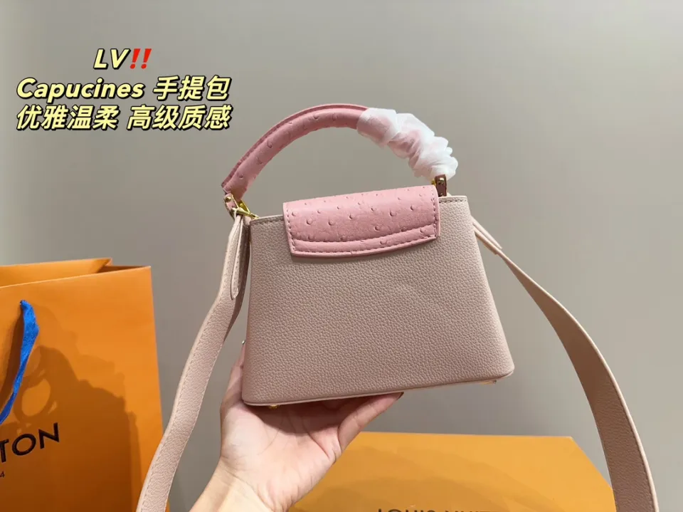 Original gift box packaging) vˉ Women's Bag Mini Handbag Fashion Versatile  Shoulder Bag High Quality Cowhide Crossbody Bag Top Quality Women's Bag