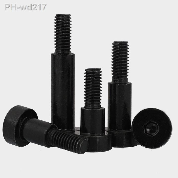 black-zinc-304-black-stainless-steel-inner-hex-positioned-shoulder-screws-with-cup-head-hexagon-plug-screw-convex-bolt-3-4-5-6