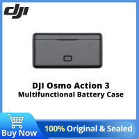 DJI Osmo Action 3 Multifunctional เก็บแบตเตอรี่สามก้อนและการ์ด MicroSD สองใบต้นฉบับในสต็อก