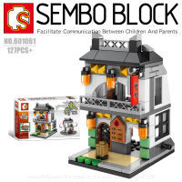 บล็อกตัวต่อร้านค้า China Town SEMBO BLOCK 601061 จำนวน 127 ชิ้น