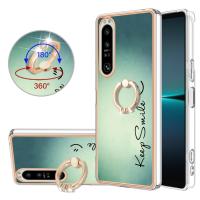 เคสที่มีห่วงสำหรับถือโทรศัพท์ IMD สองด้านระบบไฟฟ้าสำหรับ Sony Xperia 1 Iv/Sony Xperia 5 Iv/ Sony Xperia 10 IV