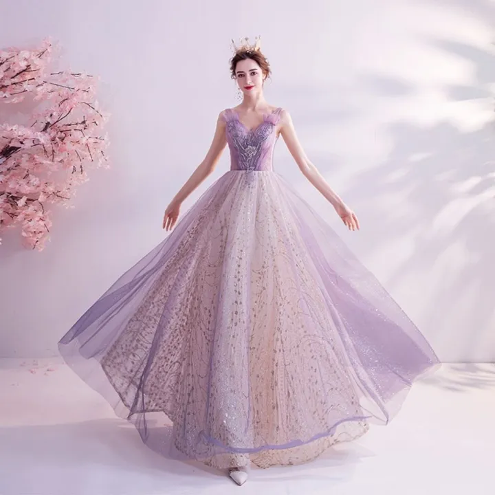 18th birthday lavender gown for debut