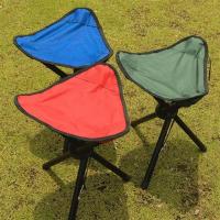 Outdoor Portable Fishing Chairs Casting Folding Stool Triangle Fishing Foldable Chairs Convenient Fishing Accessories