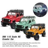 รถบังคับ Jeep MN 90  4WD Crawler D90 รถจิ๊บ Land Rover บังคับวิทยุ Lithium Battery Car 1/12 2.4 Ghz RC