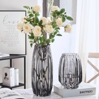 Glass Vase Transparent Living Room Flower Arrangement Lily Rich Bamboo Water Cultivation Rose Vase Dining Table Ornaments