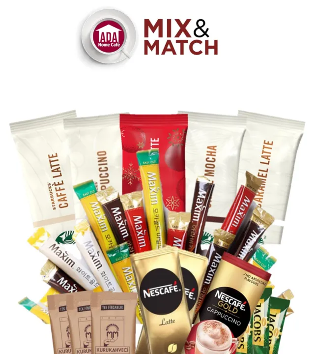Premium Instant Coffee, Tea & Chocolate Mix & Match Loose Pack Assorted