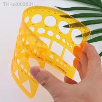 ◙ K Resin Circles Squares Triangle Geometric Template Ruler Stencil Measuring Tool Whosale DropShip