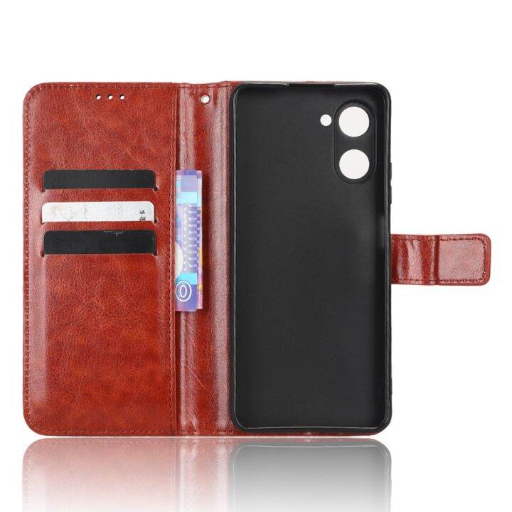 เคส-realme-10-4g-เคสแท่นวางโทรศัพท์พับได้-realme-10-2022กระเป๋าสตางค์ฝาครอบ-pu-หนังกลับ