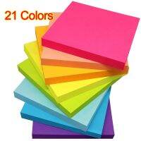 Sheets/pack Colorful Notes Stickers Memo Self-Stick for Office Notebook Student Stationery