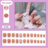 MyQueen 12ชิ้นเล็บปลอมสำหรับผู้หญิงและของตกแต่งประจำวันอุปกรณ์เสริมที่ตกแต่งเล็บ