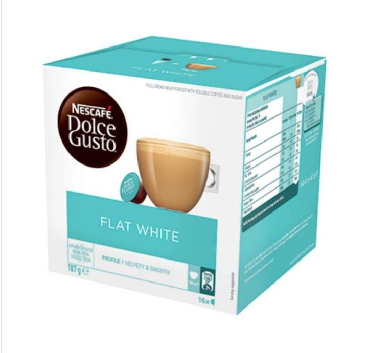Nescafe Dolce Gusto Flat White 16 capsule whole box Lazada PH