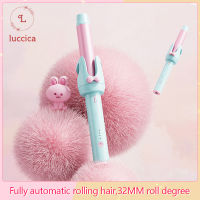 Luccica-ดัดผมอัตโนมัติ32มม. ไฟฟ้าเซรามิกดัดผมไอออนลบดูแลเส้นผมสำหรับผู้หญิง