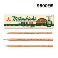 ดินสอ Mitsubishi ดินสอรีไซเคิล Pencill 9800EW เพลาหกเหลี่ยมเลือก3ประเภทจัดส่งจากญี่ปุ่น