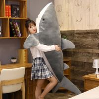 ❃✒ Big Shark Plush Toy Sleeping Pillow Stuffed Soft Shark Simulation Toy Children - Stuffed amp; Plush Animals - Aliexpress