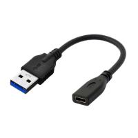 【Popular choice】 Usb3.1ประเภท C ตัวเมียถึง3.0ตัวผู้อะแดปเตอร์ข้อมูลสำหรับเคลื่อนที่