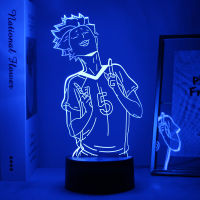 Anime Haikyuu Acrylic Led Night Light Shoyo Hinata Figure for Kids Bedroom Decor Nightlight Manga Cool Gift Child 3D Table Lamp