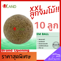 Uland Em ball บำบัดน้ำเสีย จัมโบ้ XXL 10 ลูก ลดกลิ่นทันที ย่อยสลายของเสียตะกอนไขมัน สารอินทรีย์ น้ำใสขึ้น ผลิตจากหัวเชื้อจุลินทรีย์มีคุณภาพ