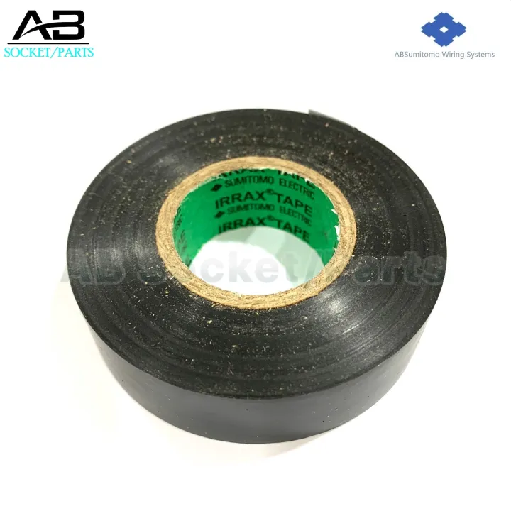 Irrax Sumitomo, Black, Gray, Electrical Tape, , PVC, 19MM x 30M x .09mm