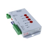 Led T1000s 128 Sd Card Pixels Controller Dc5~24v For Ws2801 Ws2811 Ws2812b Lpd6803 Led 2048 Strip Light Lamp