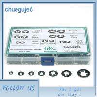 CHUEGUJE6 500ชิ้น65รถบรรทุกเหล็กแมงกานีสน๊อต M3-M12ล็อคชุดปลดล็อคเครื่องซักผ้า