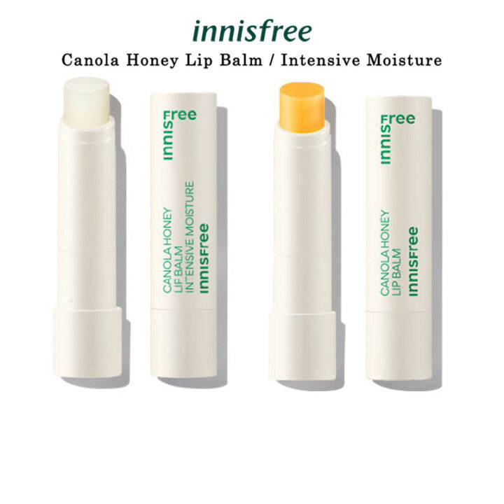 [100 Original] Innisfree Canola Honey Lip Balm 3.5g New Version 2023