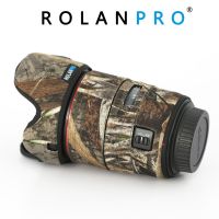ROLANPRO เสื้อเลนส์กล้องถ่ายรูปลายพรางสำหรับ Canon EF เคสโทรศัพท์กันกระแทกเลนส์ Canon EF 70-200mm F2.8L IS II USM F1.4L 35มม. สำหรับ SLR Canon เคสป้องกันเลนส์