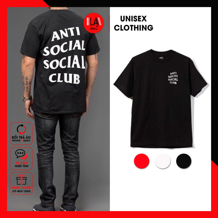 3 Màu | Áo Thun Unisex Anti Social Social Club Thịnh Hành | LẠ STORE |  