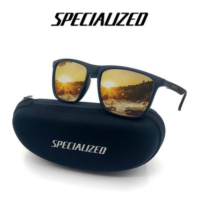 SPECIAUZED 2023 Cycling Polarized Sunglasses for Men Fishing Eyepieces Square Eyewear Outdoor Sport Male Sun Glasses UV400 Cycling Sunglasses