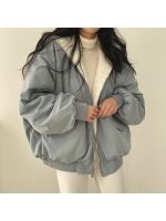 ™◇∏ 2023 Short Parkas Lambs Wool Cotton Padded Coat Y2k Thick Puffer Fluffy Jacket Outer Oversized Warm