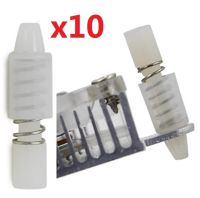 10Pcs Pc ฮีทซิงค์พัดลมระบายความร้อนสปริง Rivet Fastener Push Mounting Screw