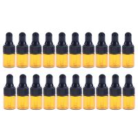 【YF】❣  20Pcs Glass Bottles for Oils/ Perfume / Liquids Storage with Droppers Small