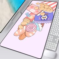 Large Little fresh Cartoon Mousepad Anime Gamer Cake Food Gaming Mouse Pad Computer Accessories Keyboard Laptop Padmouse Speed Cute Desk Mat