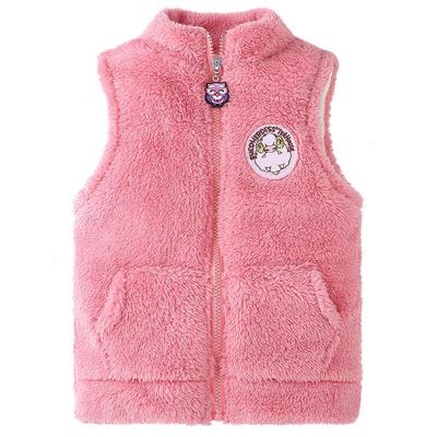 （Good baby store） Vest for Girls Children Winter Outerwear Coats Kids Thick Waistcoat Boys Clothes Child Warm Flannel Soft Vests for Age 3 12 Year