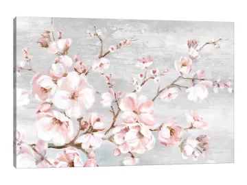 Art Mirano Canvas Art Picture - Pink Gucci Prunus Serrulata Flowers ( Fashion > Fashion Brands > Gucci art) - 26x26 in