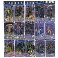 Morris8 NECA Aliens Warrior Grid Xenomorph Alien Ellen Ripley Cameron Bishop Ricco Frost Collectible Action Figure Model Toy